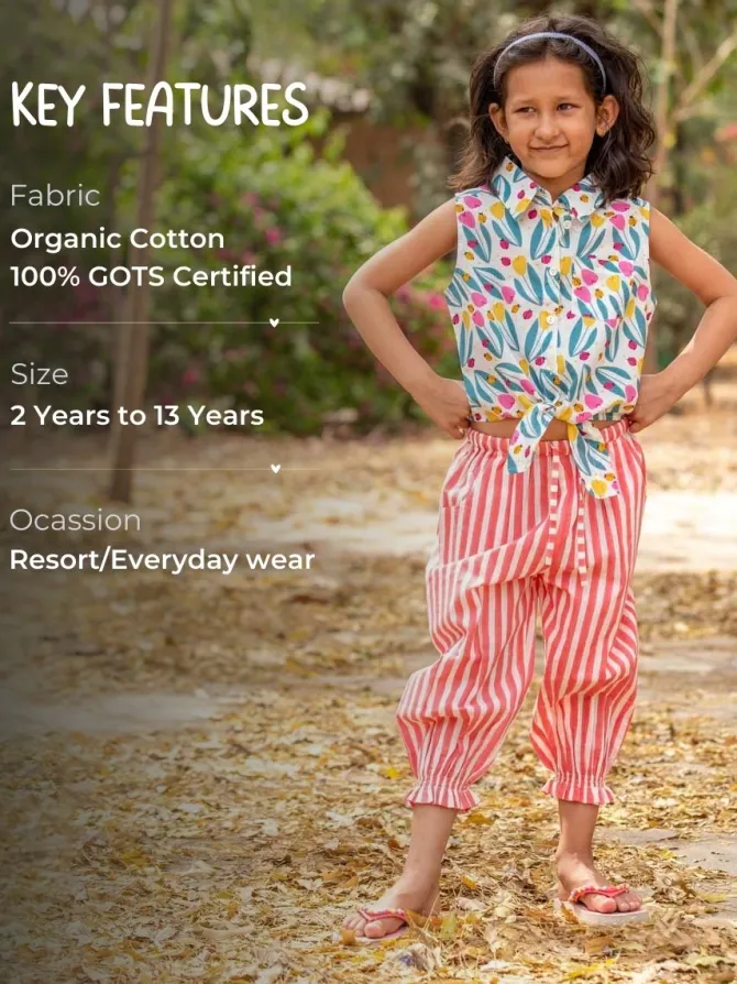 Confetti Sleeveless Tip-up Top
