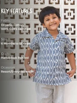 Cookie Organic Cotton Shirt for Boys