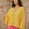 Crazy Eights Sequined Poncho Top