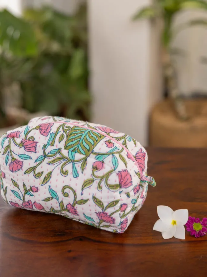 Dilbar Pine Cotton Travel Case