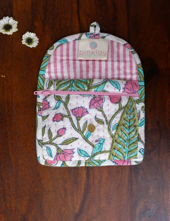 Dilbar Pine Cotton Wallet