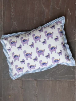 Dino Organic Cotton Infant Pillow Cover
