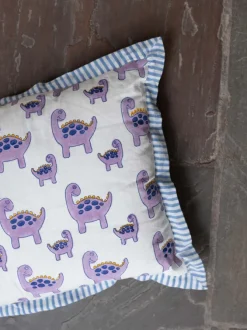 Dino Organic Cotton Infant Pillow Cover