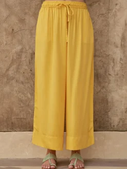 Dream Yellow Modal Palazzo Pants