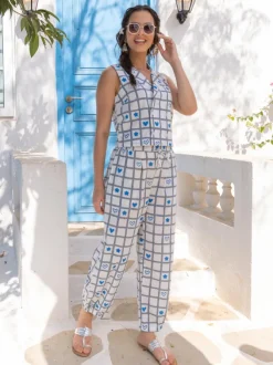 Eleanor Hand Block Printed Co-ord Set of 2