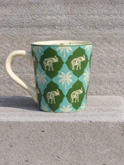 Elephant Stroll Ceramic Mug