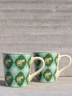 Elephant Stroll Ceramic Mug