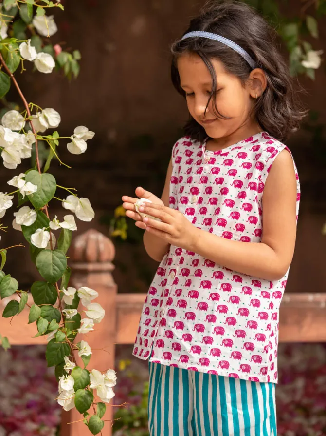 Ella Organic Cotton Printed Top