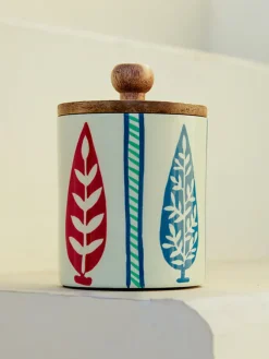 Feya Wooden Jar