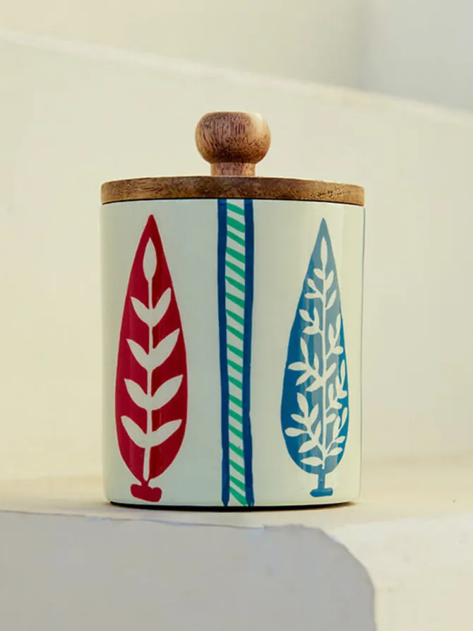 Feya Wooden Jar