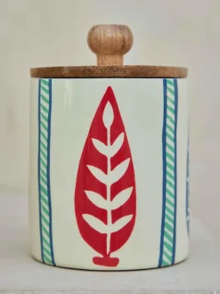 Feya Wooden Jar