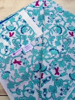 Firefly Block Printed Cotton Curtain