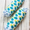 Firozi Ananas Organic Cotton Infant Bolster Cover - Set of 2