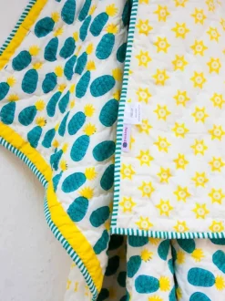 Firozi Ananas Organic Cotton Quilt for Infants