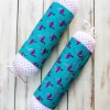 Flamingo Organic Cotton Infant Bolster Cover - Set of 2
