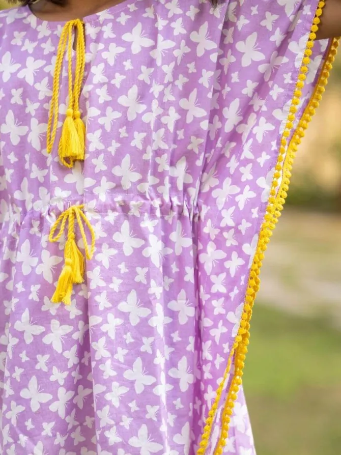 Flutter Organic Cotton Kaftan