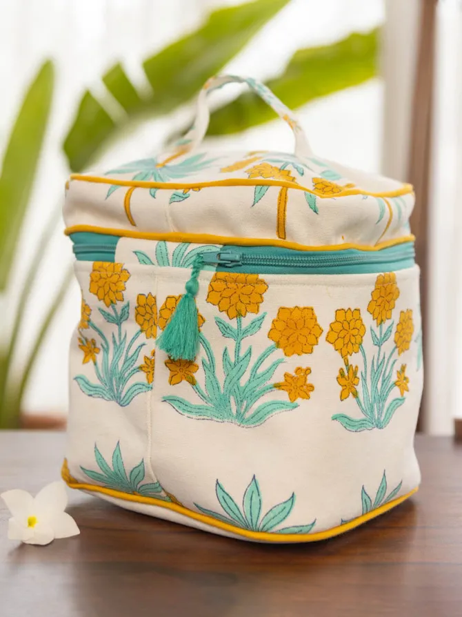 Forrest Cotton Travel Vanity Case