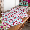 Fruits of Paradise Block Printed Cotton Table Mats