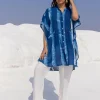 Galaxy Dabu Indigo Shirt Kurta / Dress