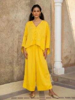 Golden Hour Poncho & Palazzo Set