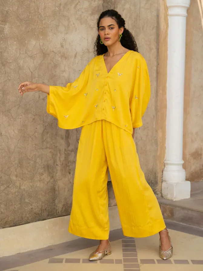 Golden Hour Poncho & Palazzo Set