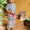 Grey Stripes Organic Cotton Comfort Pants