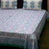 Gul Block Printed Cotton Bedsheet