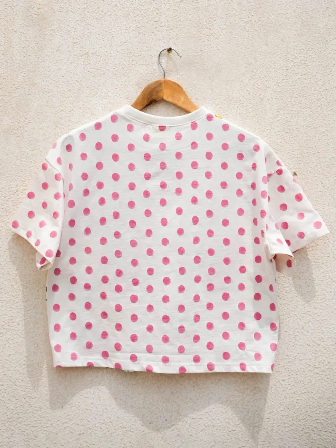 Gulaabo Hand Block Printed T-shirt