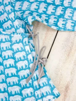 Haathi's March Organic Cotton Block Printed Angrakha Set