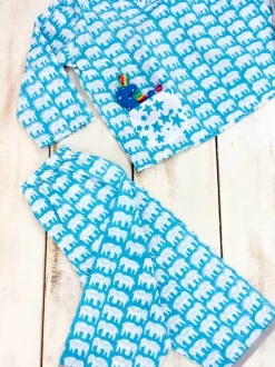 Haathi's March Organic Cotton Block Printed Angrakha Set