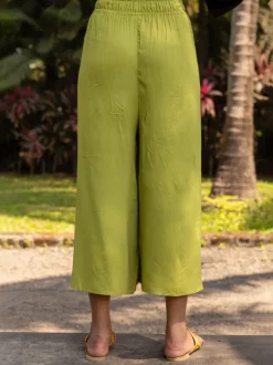 Hanoi Green Wrap-around Pants