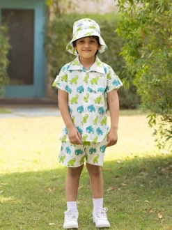 Hathi Organic Cotton Shirt & Shorts Set