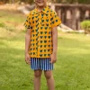 Heartthrob Organic Cotton Block Printed Shirt