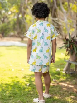 Ikki Organic Cotton Shirt & Shorts Set