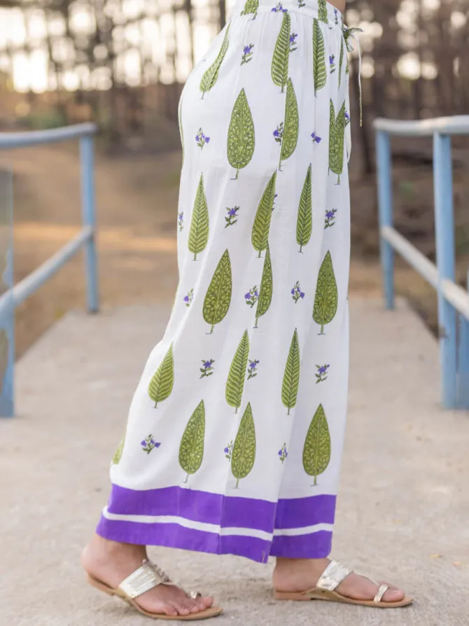 ILA Block Printed Palazzo Pants