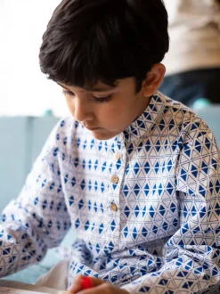 Indigo Love Organic Cotton Long Kurta