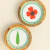 Iris Wooden Coaster Set