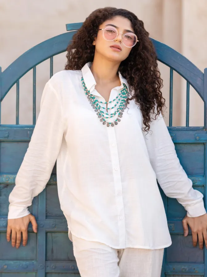 Ivory Slub Shirt