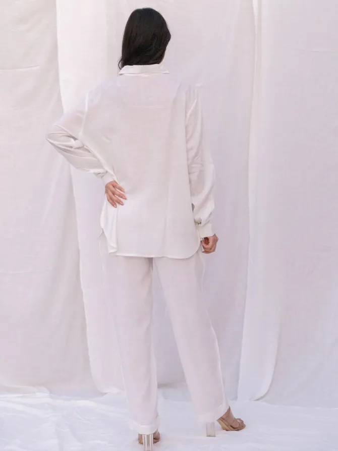 Ivory Slub Shirt