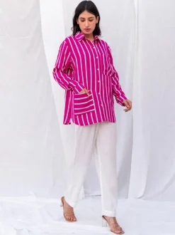 Jaipur Pink Modal Shirt