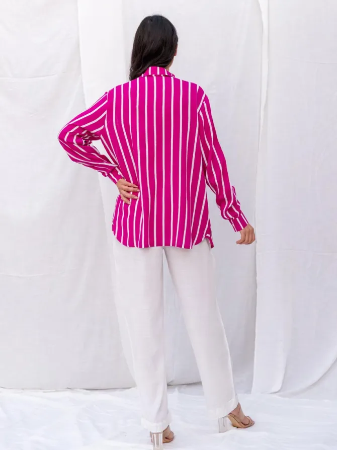 Jaipur Pink Modal Shirt