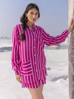 Jaipur Pink Modal Shirt