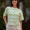 Jal Ki Raani Hand Block Printed T-shirt