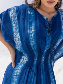 Jannat Indigo Kaftan Maxi Dress