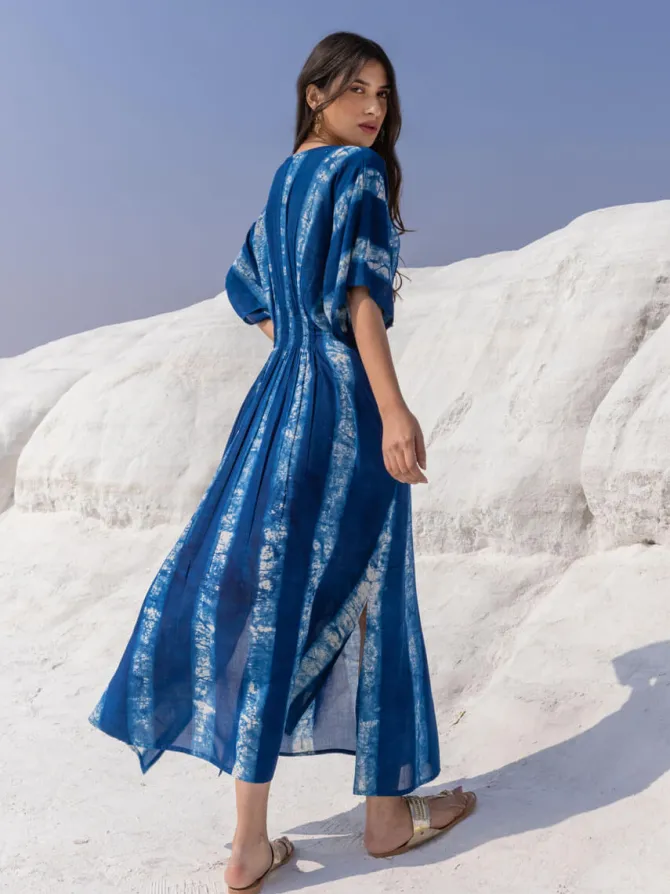 Jannat Indigo Kaftan Maxi Dress