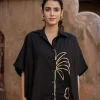 Jasmine Sequined Poncho Shirt