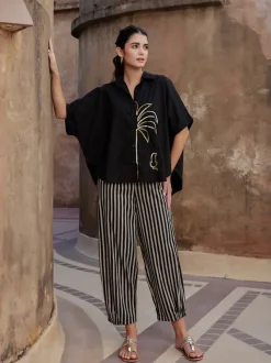 Jasmine Sequined Poncho Shirt