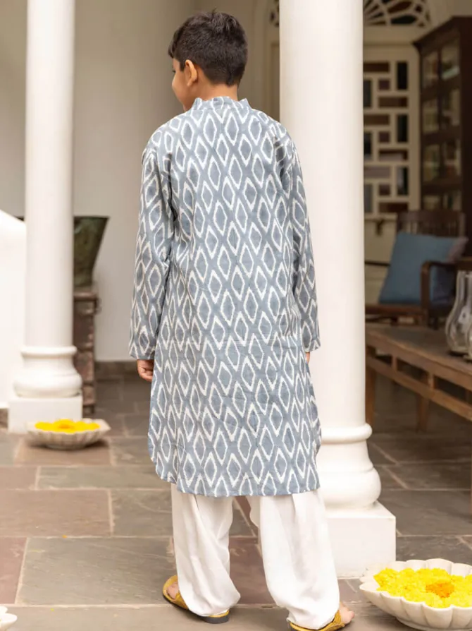 Jay Organic Cotton Block Printed Long Kurta