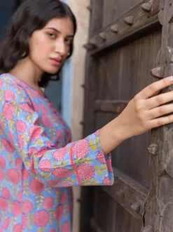 Jaya Printed Cotton Long Kurta