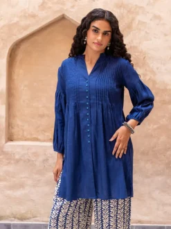 Jewel Pintuck Shirt Kurta
